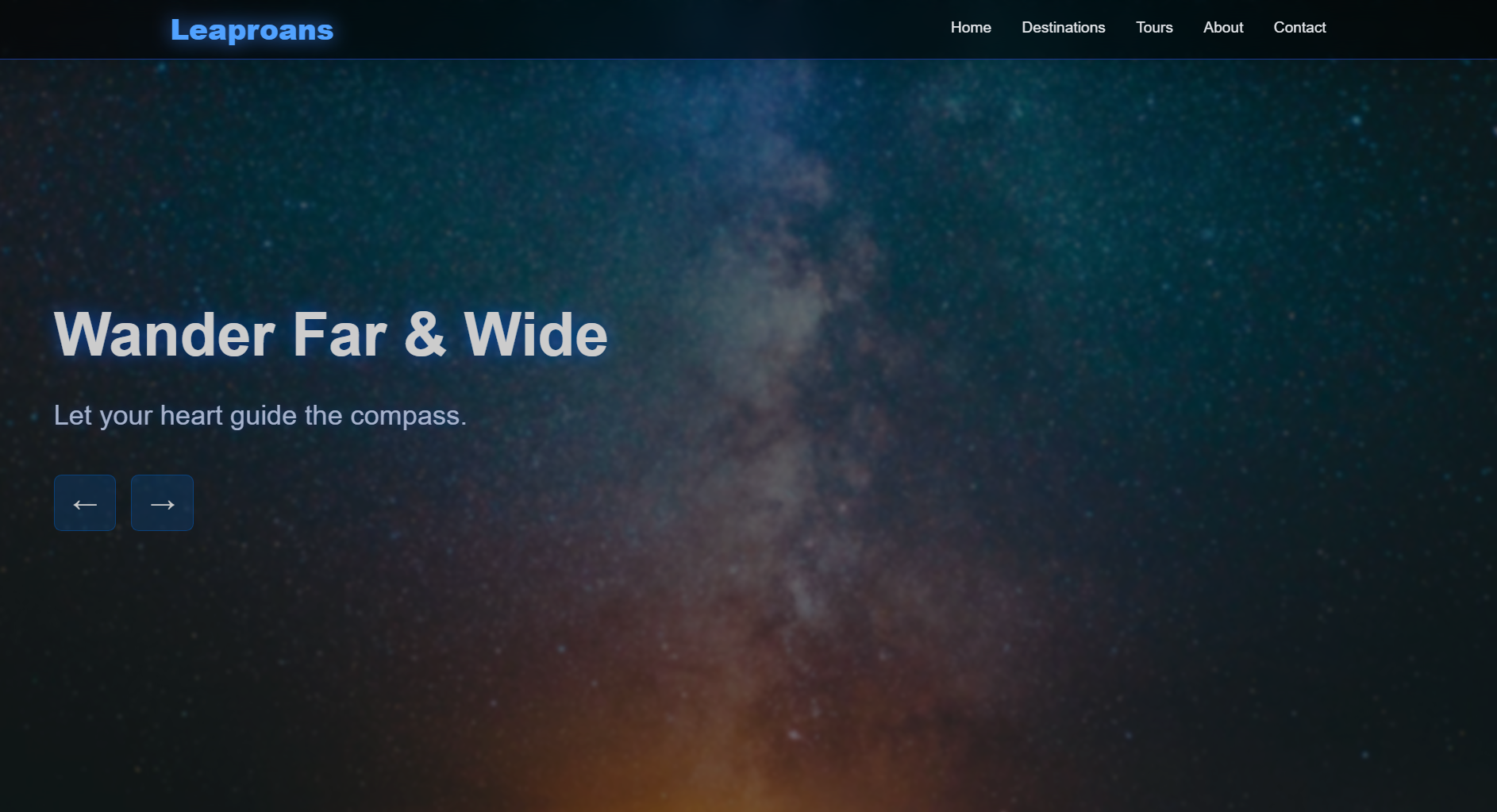 LEAPROANS website screenshot